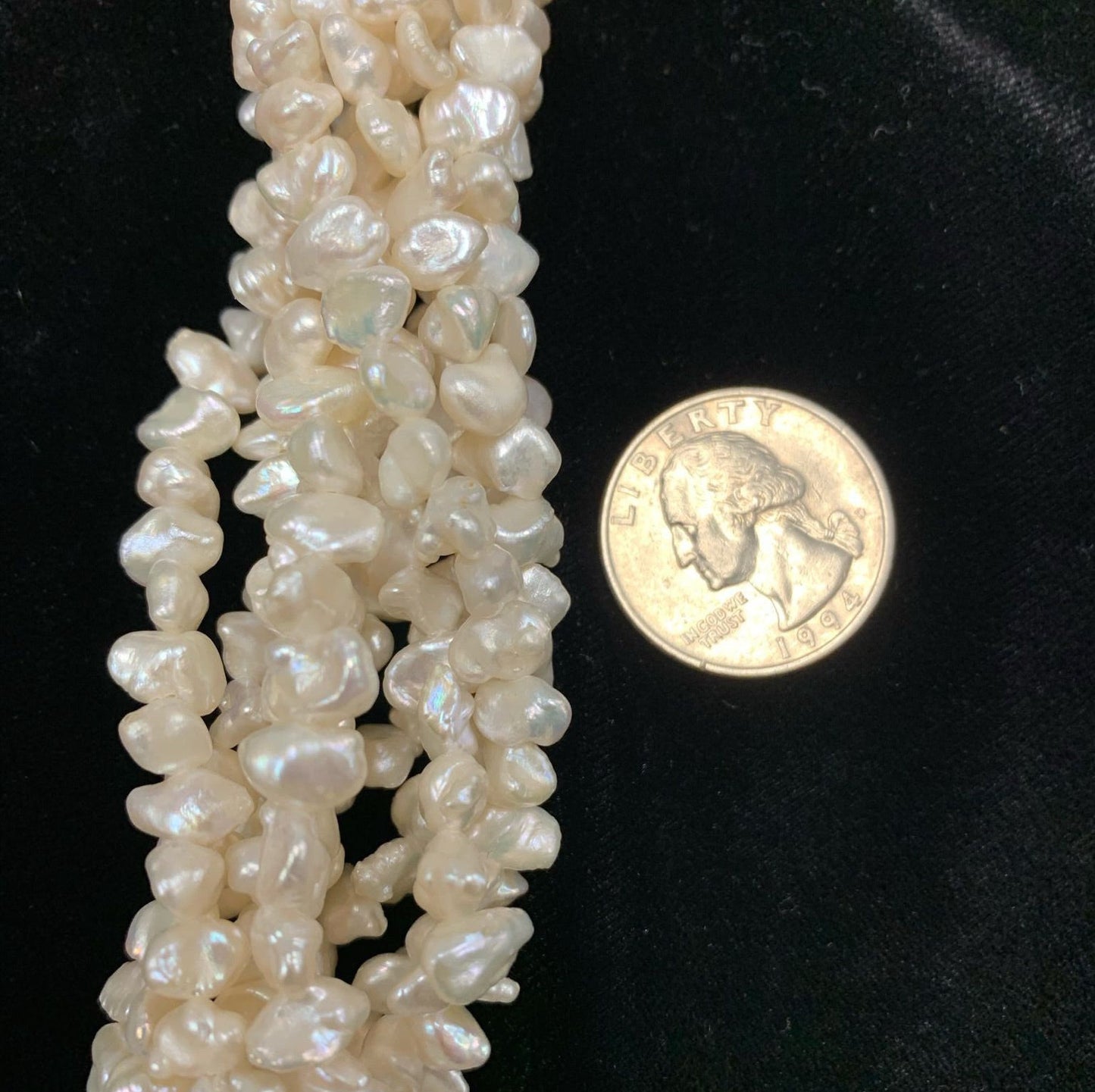 Keishi Freshwater Pearls, approx 6-8mm, 15-1/2-inch strand