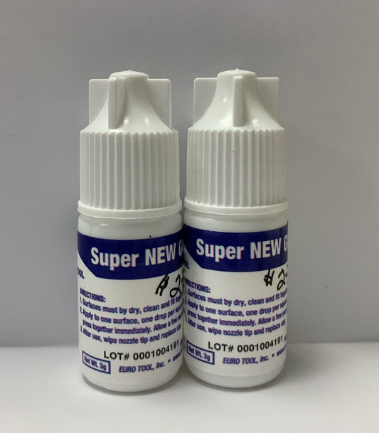 Super New Glue x 2 bottles by Eurotool