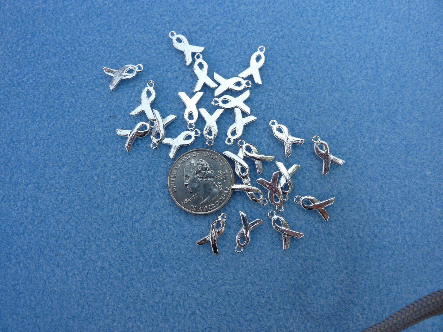 Awareness charm silver 25 pc