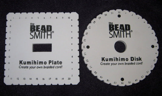 Kumihimo 6 inch foam Disk. Choose round or square