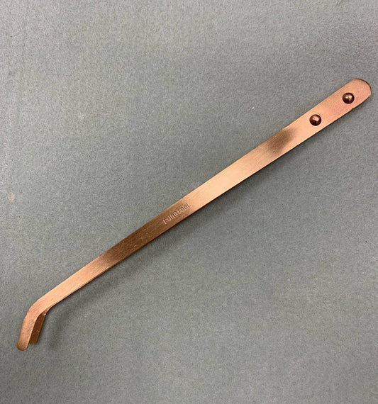 Curved Copper Tongs, 8-1/2 inches