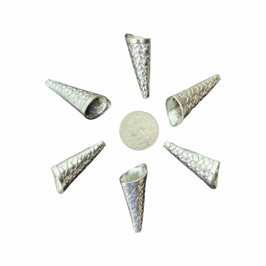 Zinc Alloy Cone Beads