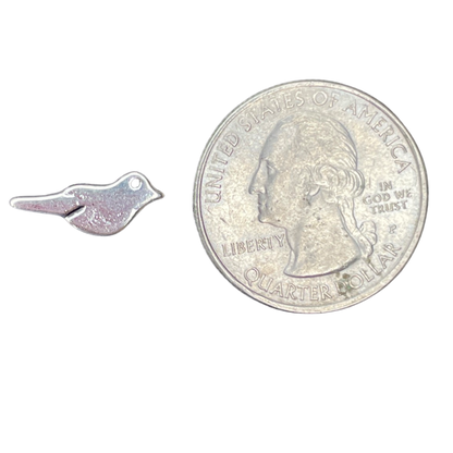 Pewter Bird Beads
