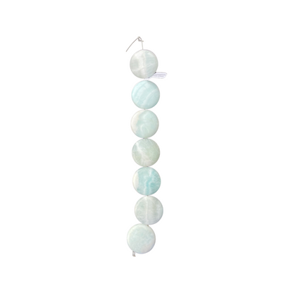 Hemimorphite 30mm Coin round
